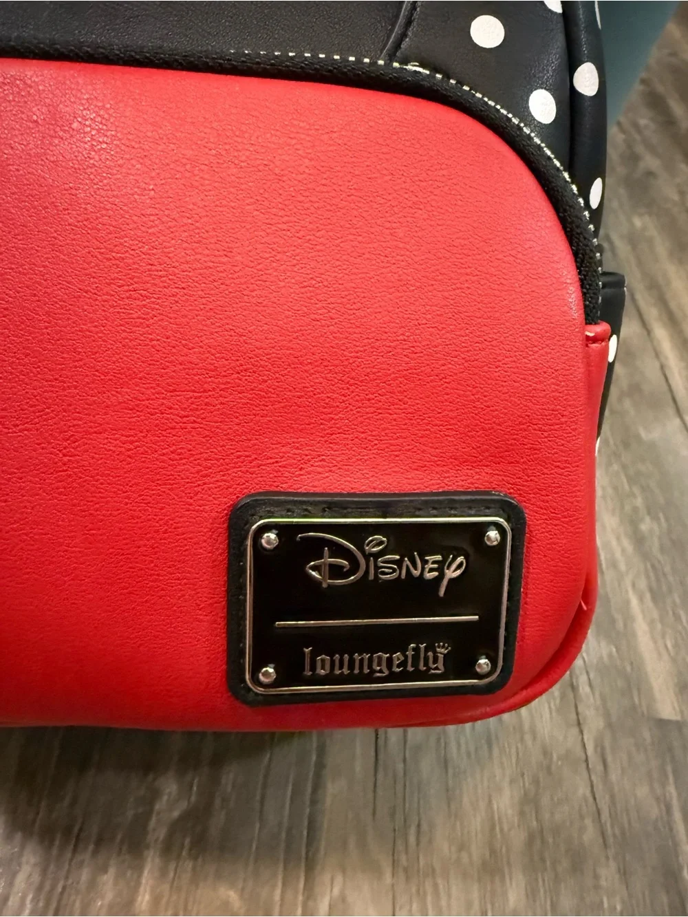 Loungefly Polka Dot Minnie Mouse Backpack - Black & Red